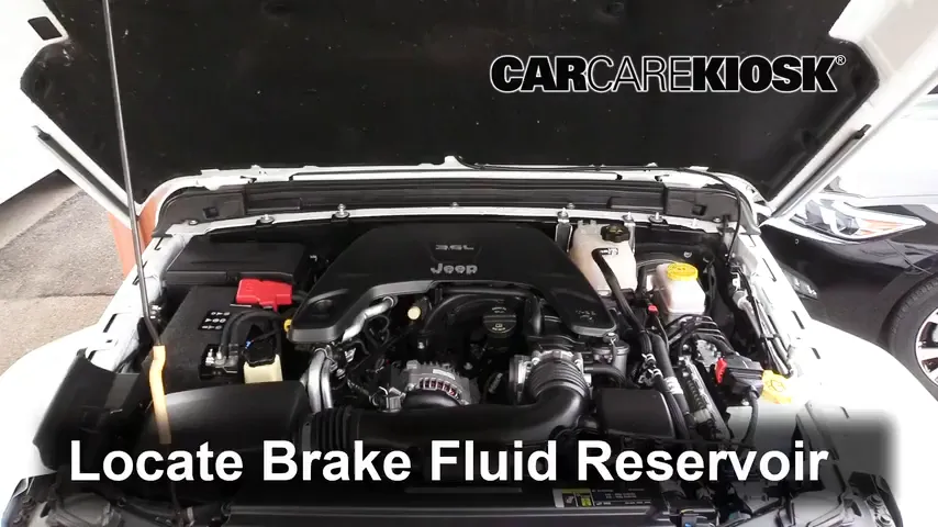 2018 Jeep Wrangler Unlimited Sport 3.6L V6 Brake Fluid